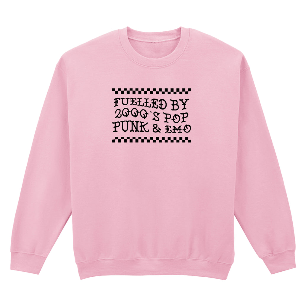 FUELLED BY POP PUNK AND EMO SWEATSHIRT