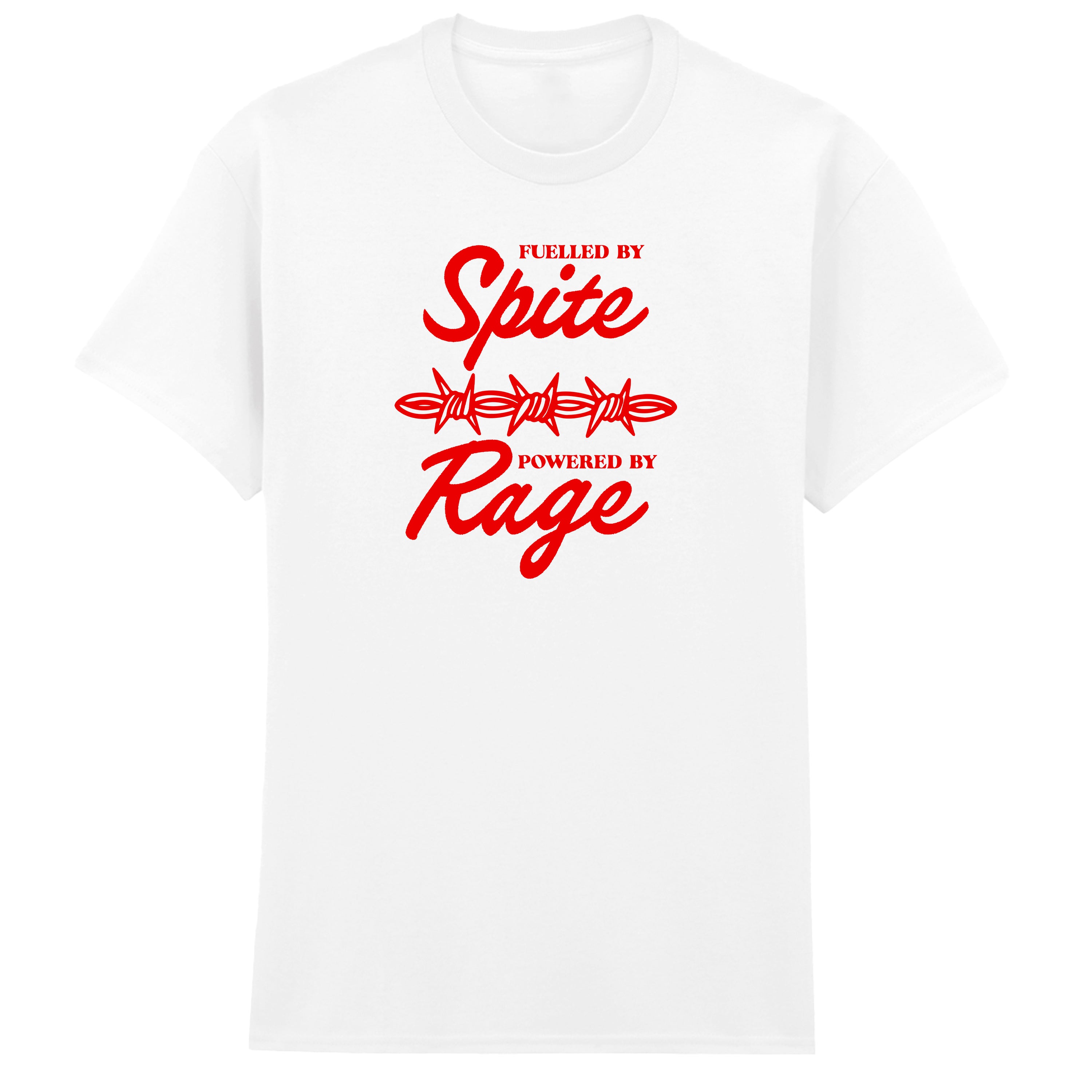 FUELLED BY SPITE T-SHIRT