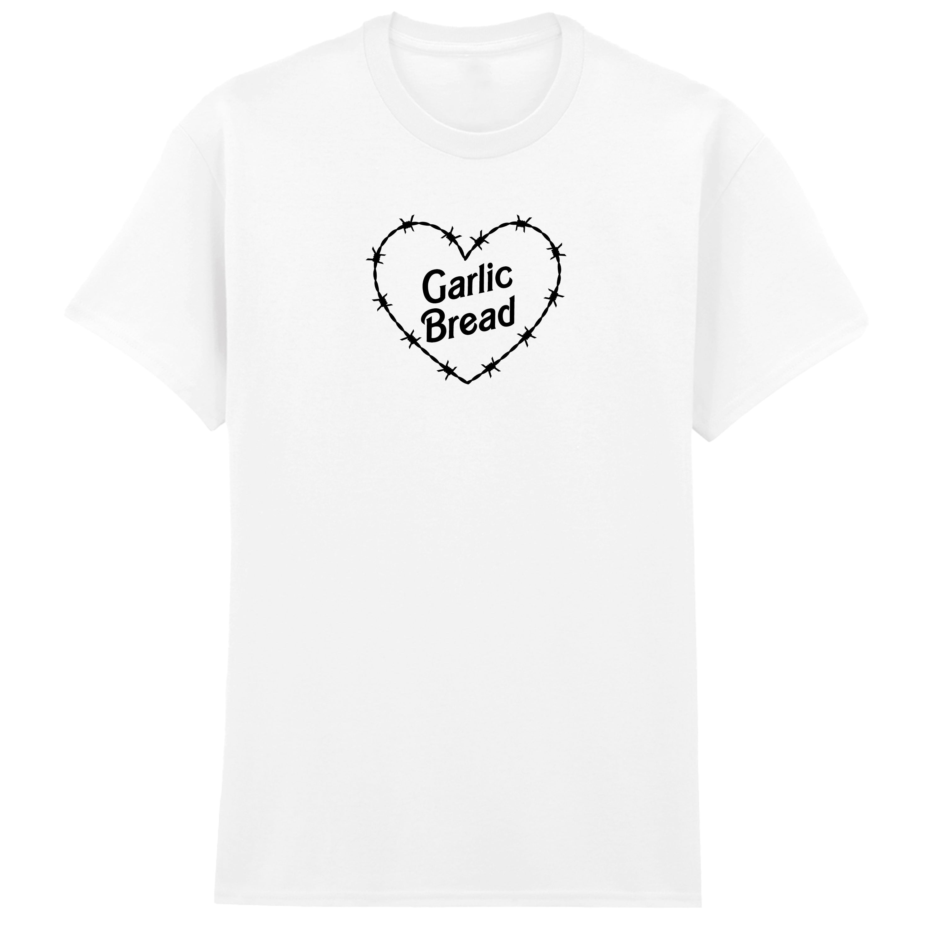 GARLIC BREAD BARBED HEART T-SHIRT