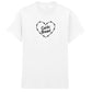 GARLIC BREAD BARBED HEART T-SHIRT