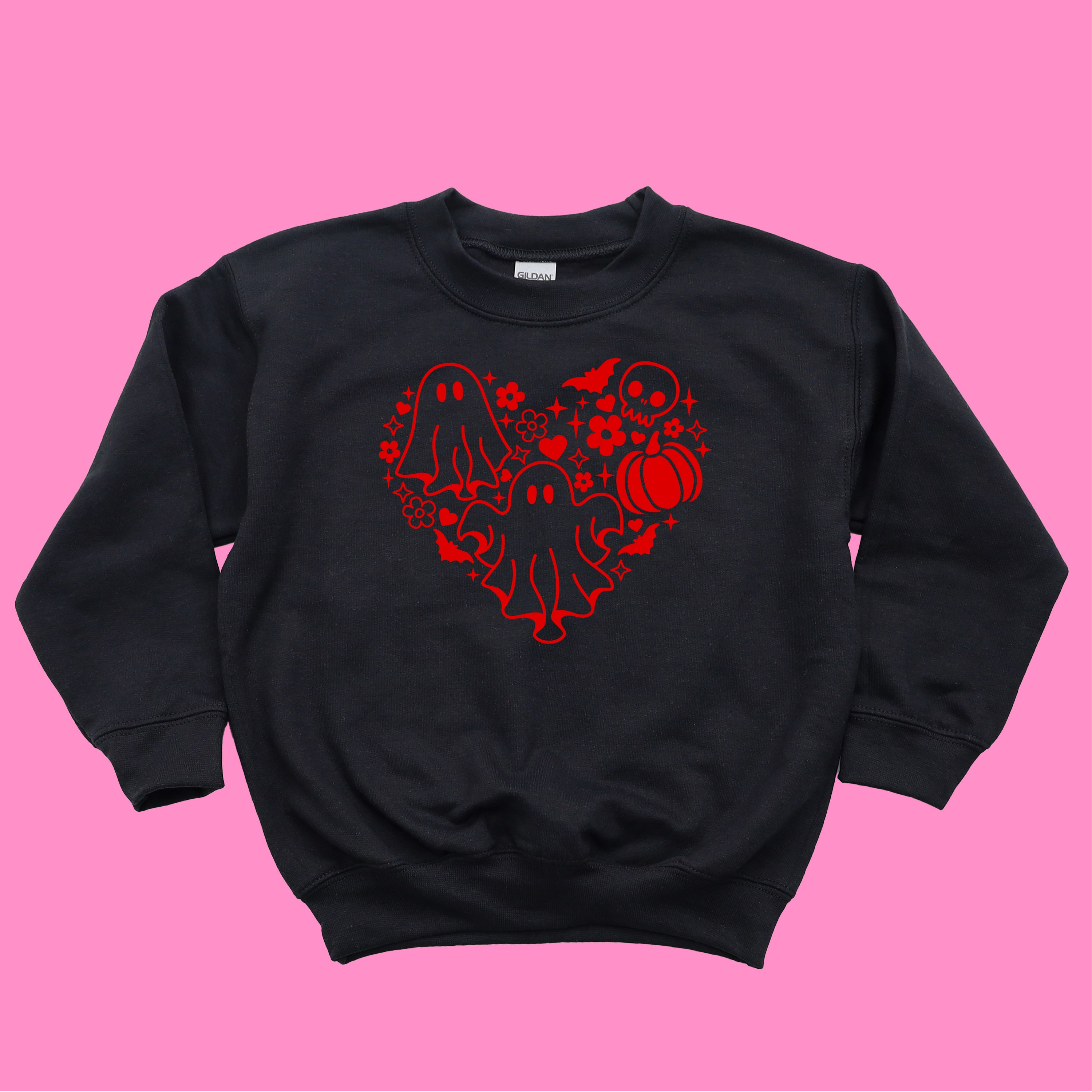 GHOST HEART KIDS SWEATSHIRT