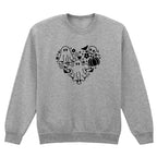 GHOST HEART SWEATSHIRT