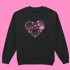 GHOST HEART SWEATSHIRT
