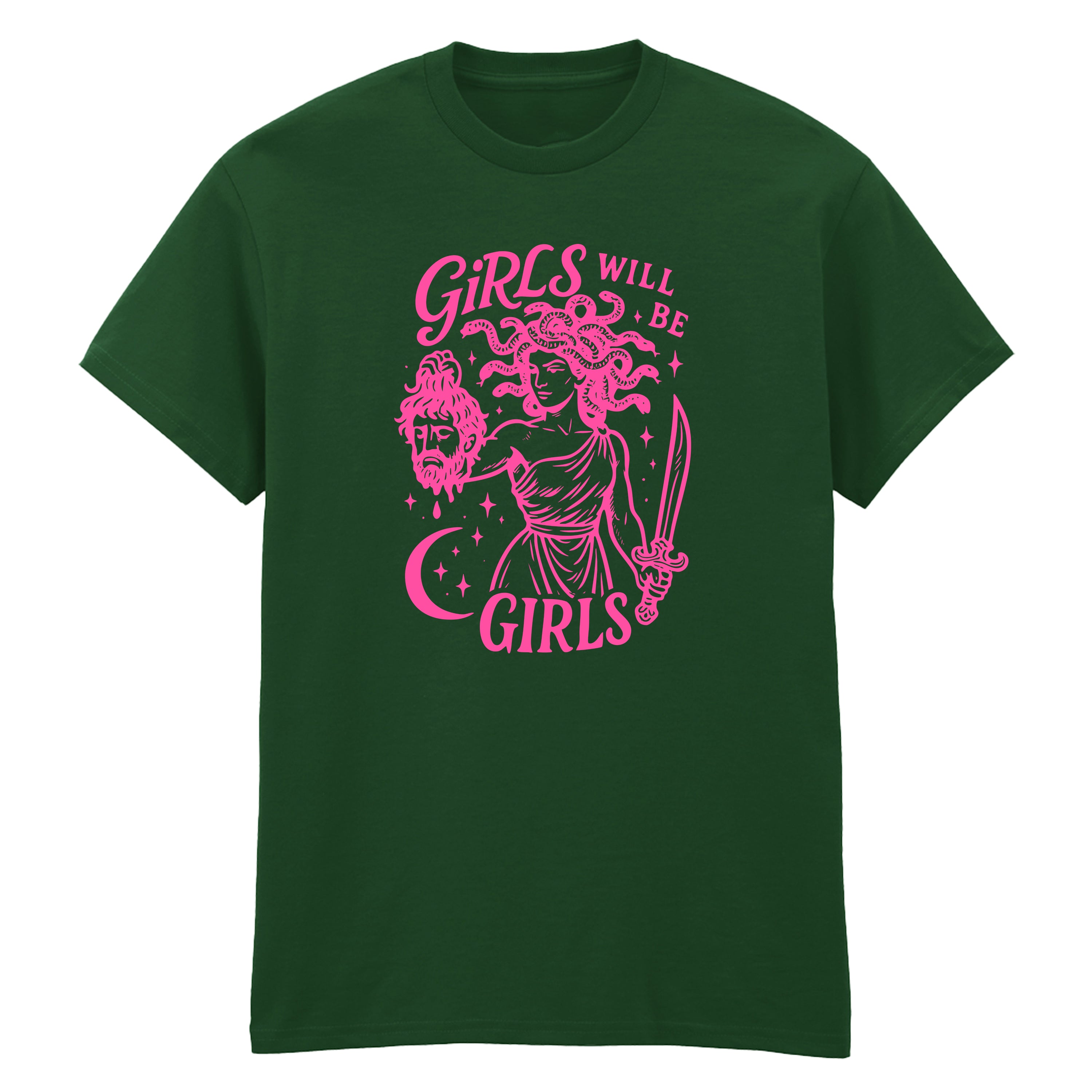 GIRLS WILL BE GIRLS MEDUSA T-SHIRT