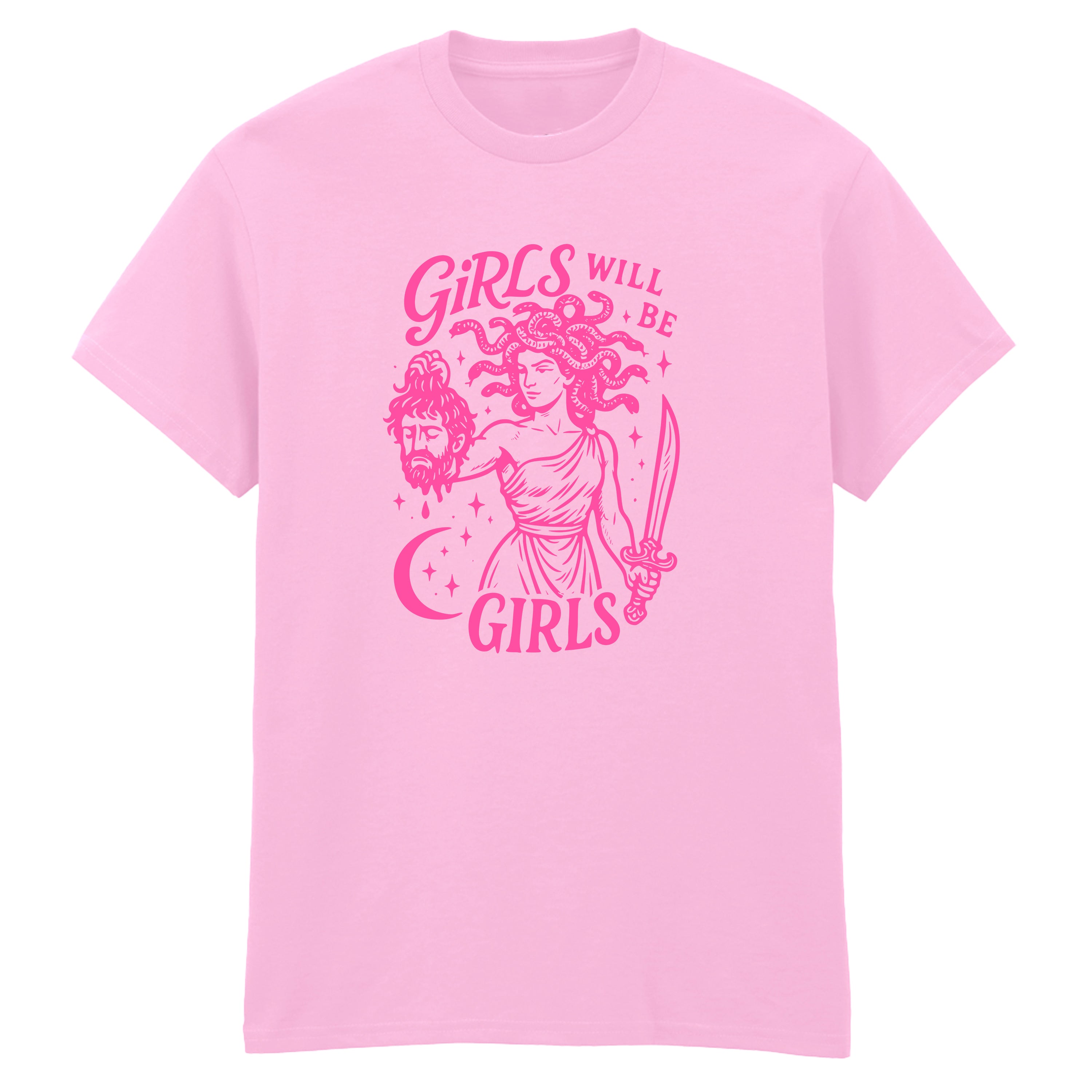 GIRLS WILL BE GIRLS MEDUSA T-SHIRT