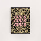 GIRLS GIRLS GIRLS LEOPARD PRINT