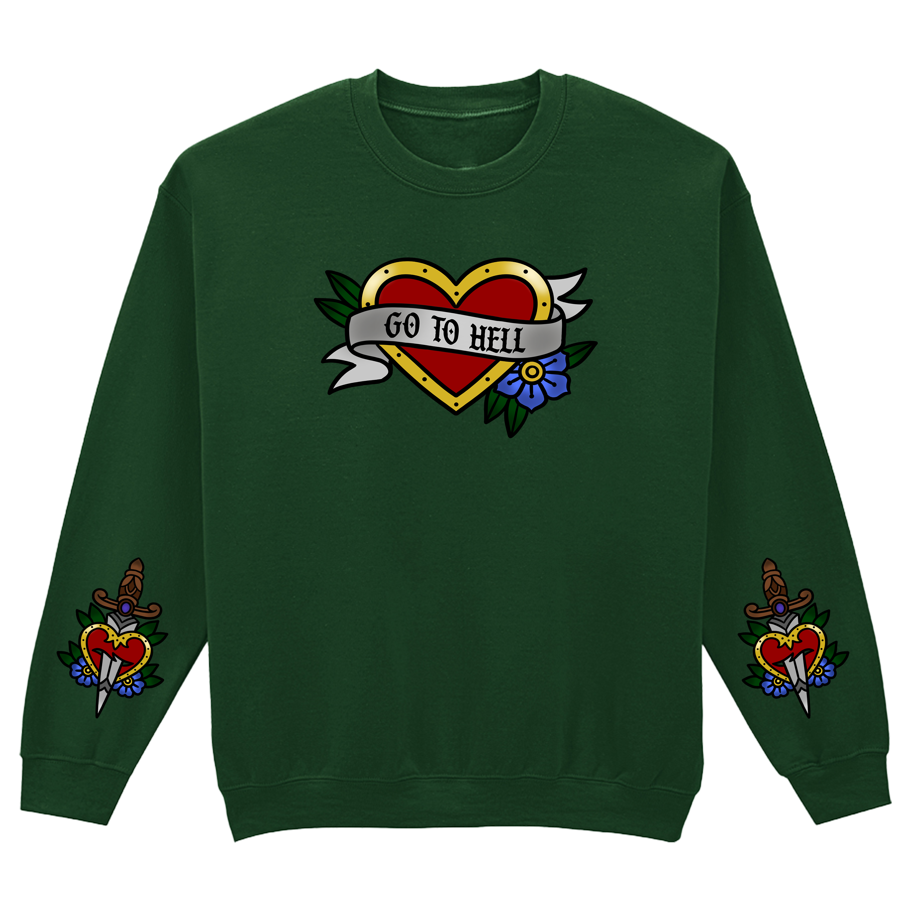 GO TO HELL SLEEVE SWEATSHIRT