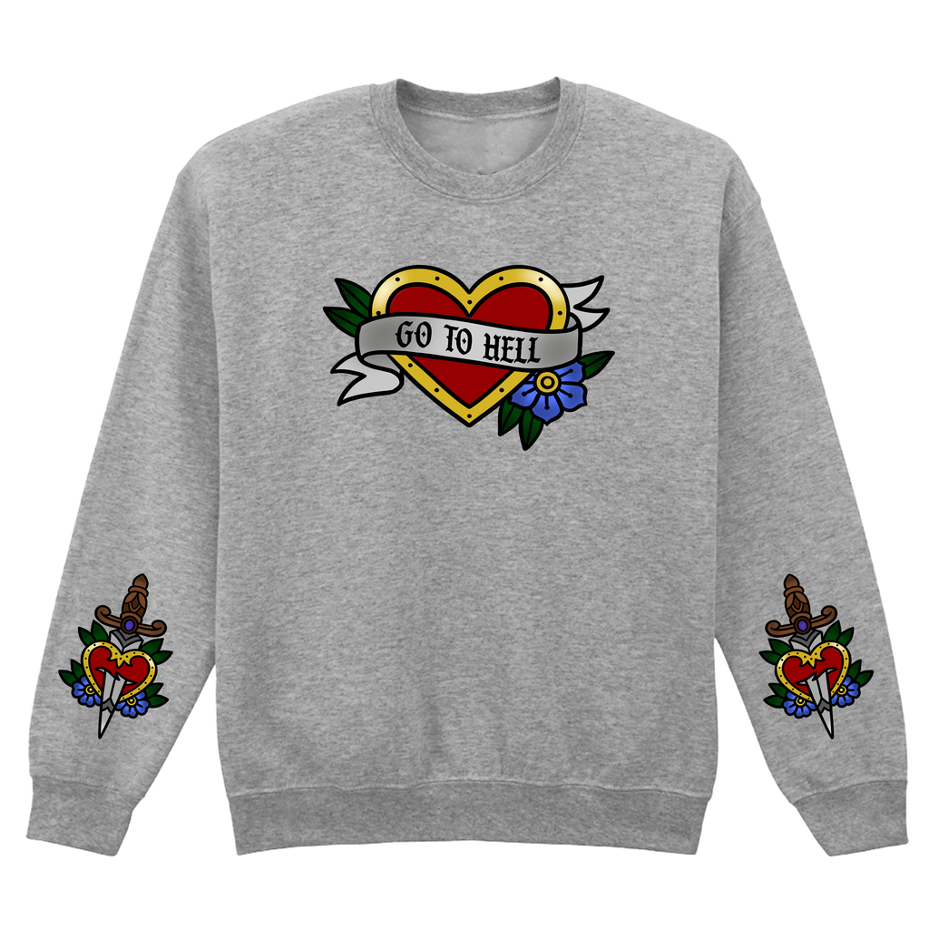 GO TO HELL SLEEVE SWEATSHIRT