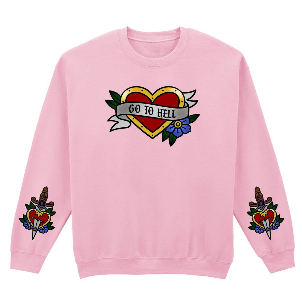 GO TO HELL SLEEVE SWEATSHIRT
