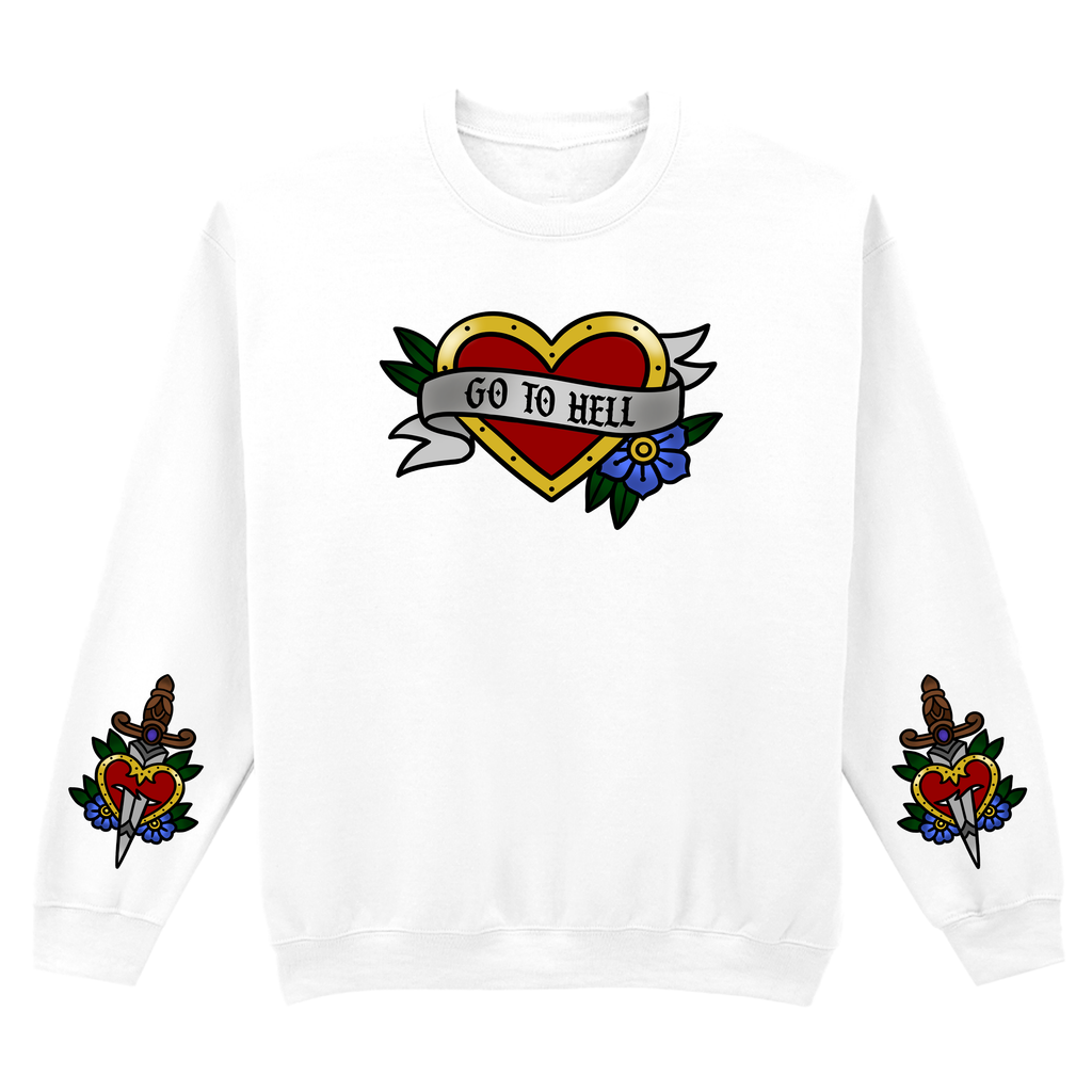 GO TO HELL SLEEVE SWEATSHIRT