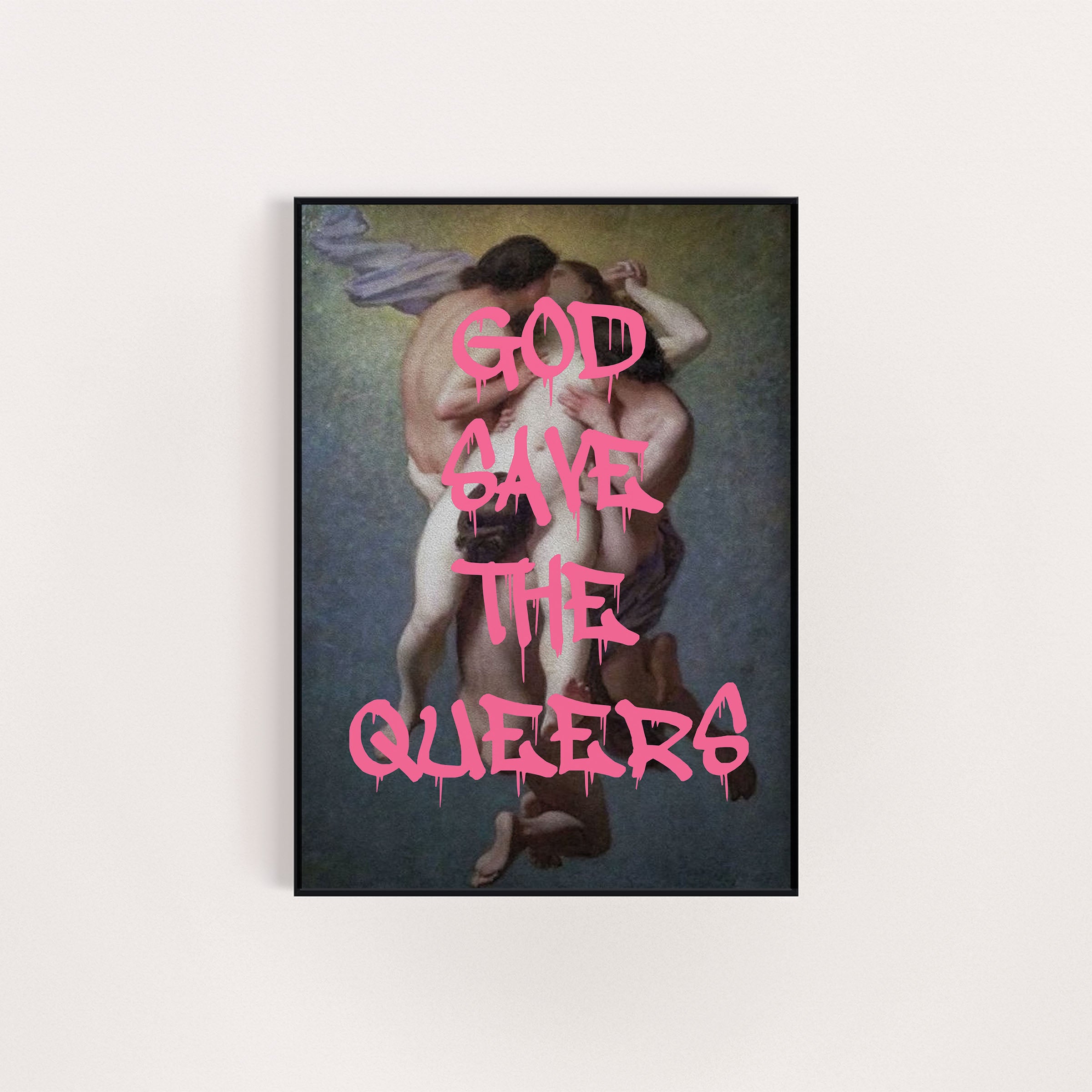 GOD SAVE THE QUEERS ART REWORK PRINT