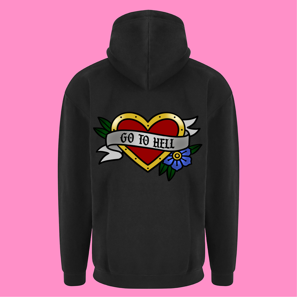 GO TO HELL ZIP HOODIE