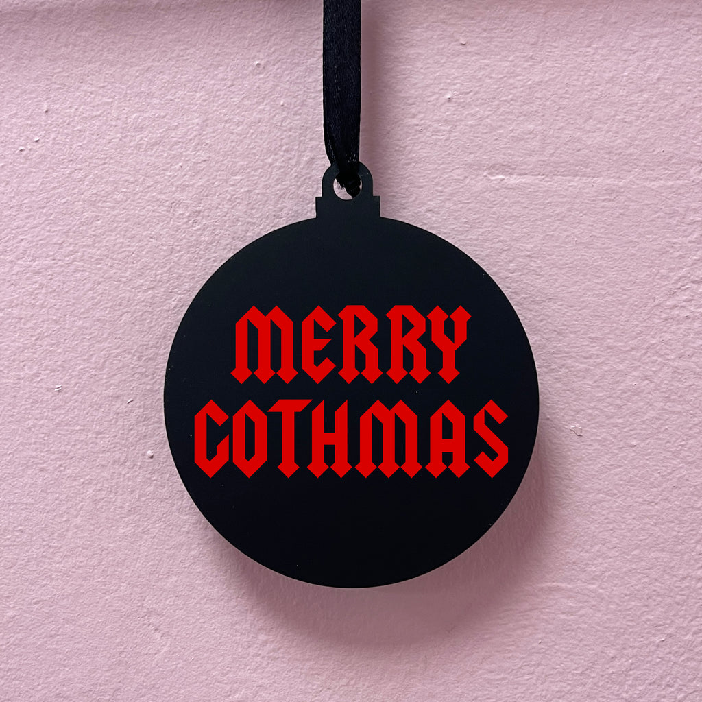 MERRY GOTHMAS BAUBLE