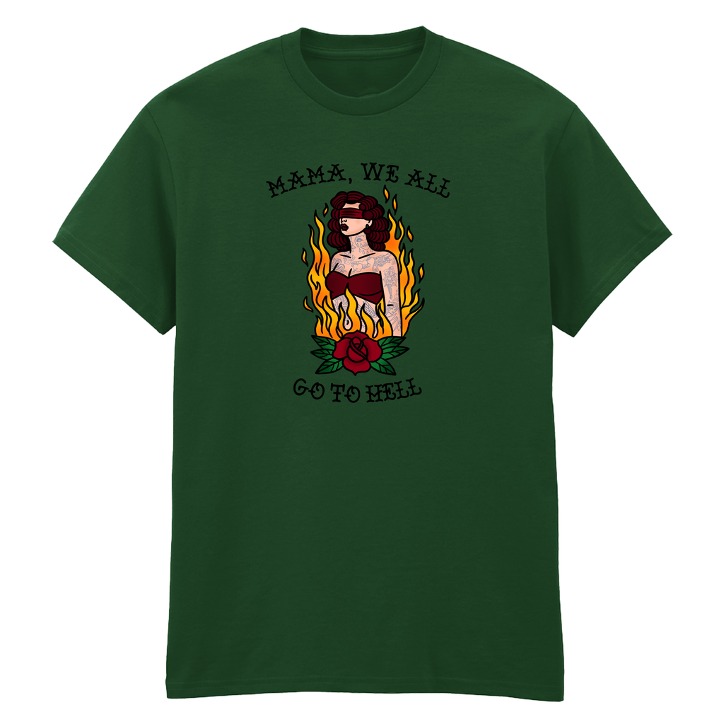 MAMA WE ALL GO TO HELL MY CHEMICAL ROMANCE T-SHIRT