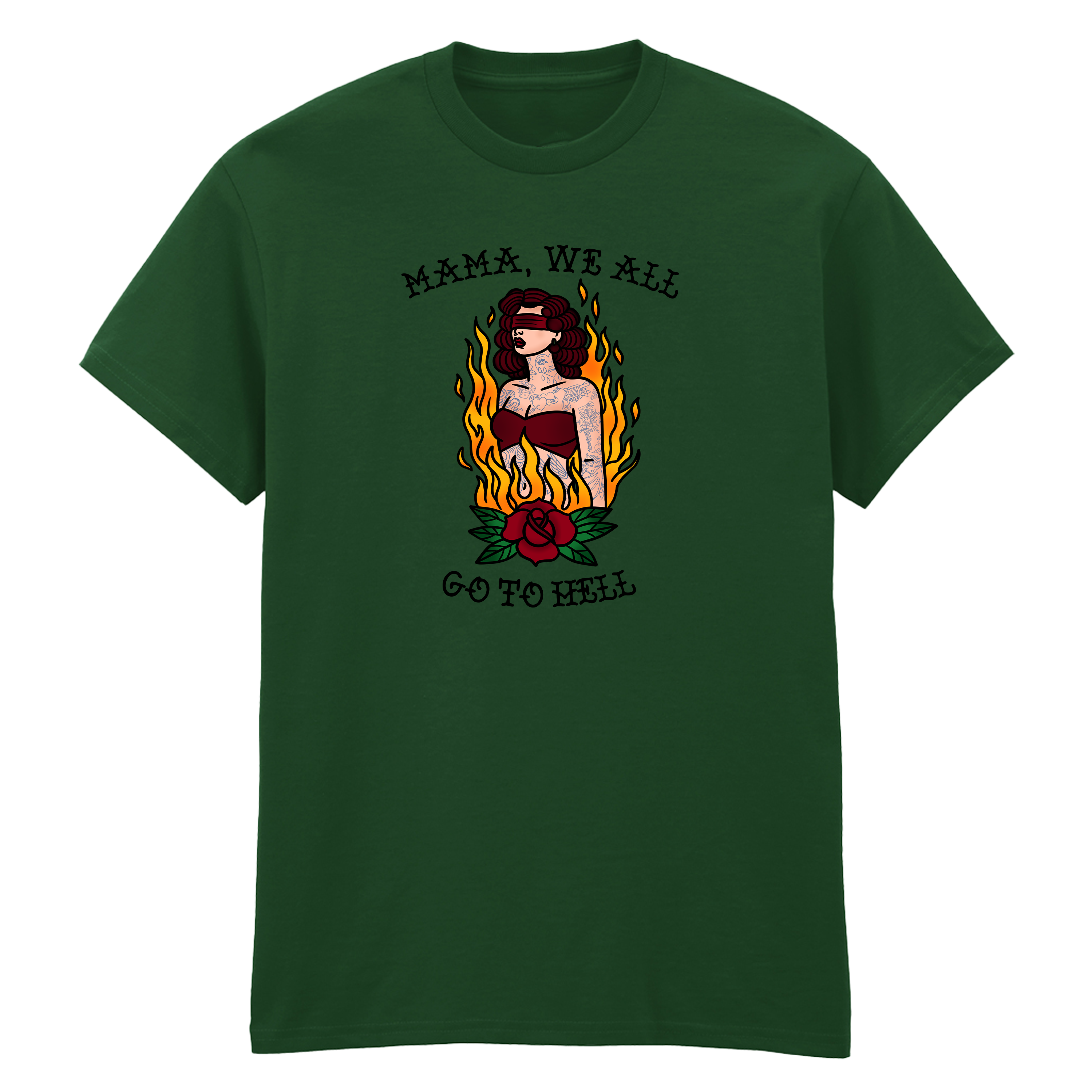 MAMA WE ALL GO TO HELL MY CHEMICAL ROMANCE T-SHIRT