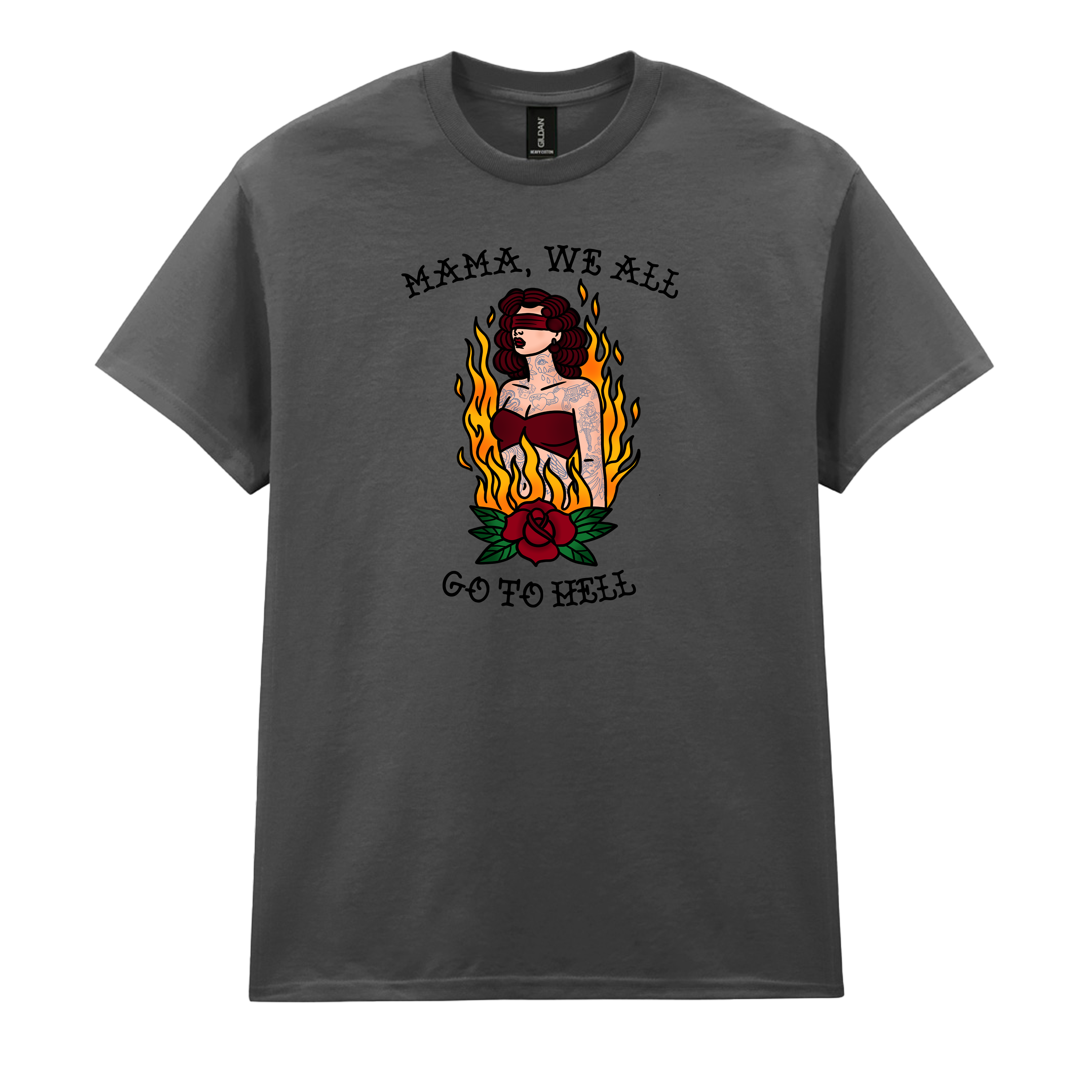 MAMA WE ALL GO TO HELL MY CHEMICAL ROMANCE T-SHIRT