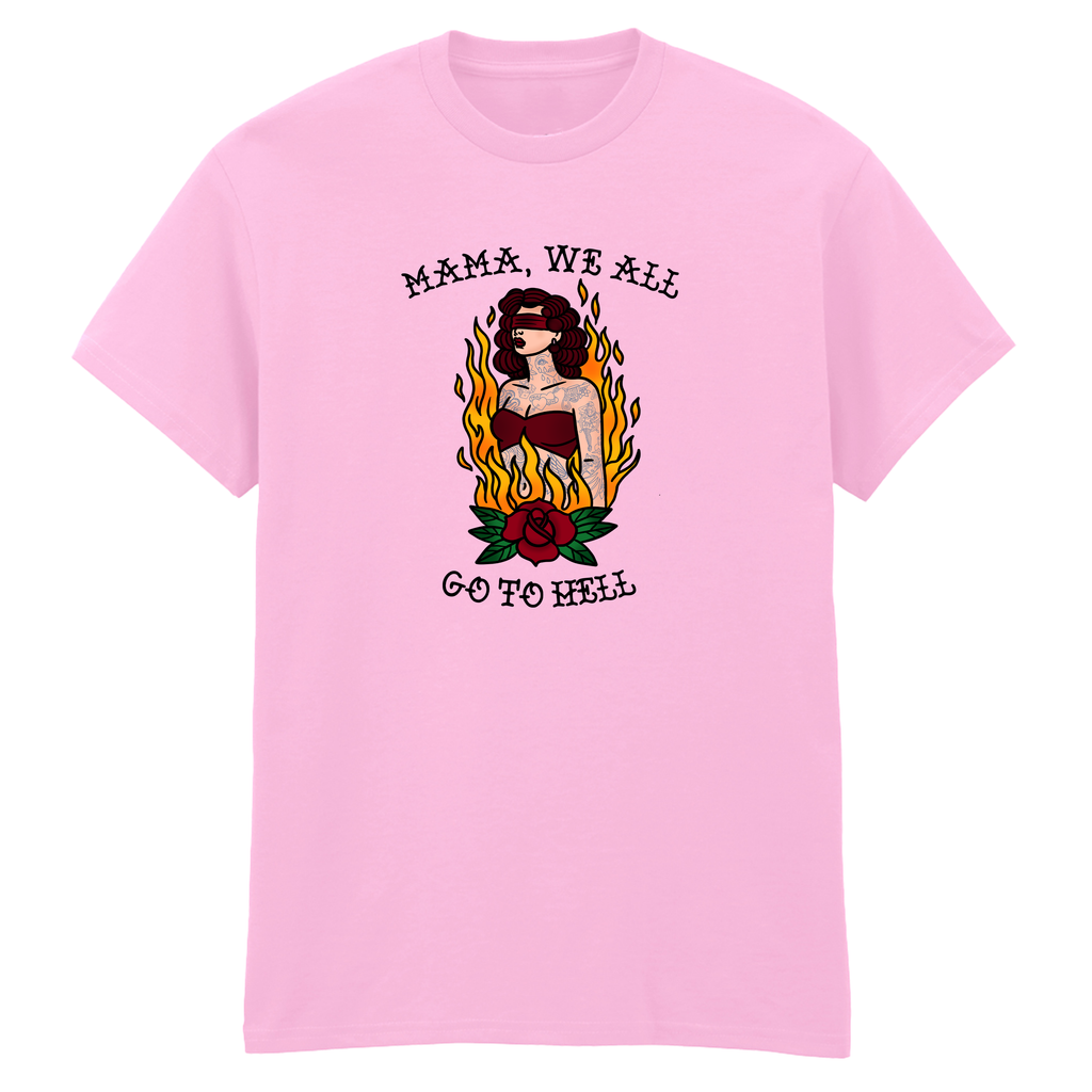 MAMA WE ALL GO TO HELL MY CHEMICAL ROMANCE T-SHIRT