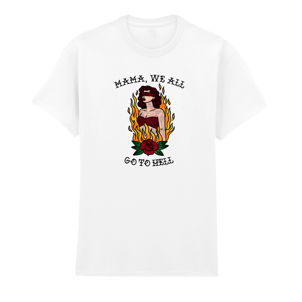 MAMA WE ALL GO TO HELL MY CHEMICAL ROMANCE T-SHIRT