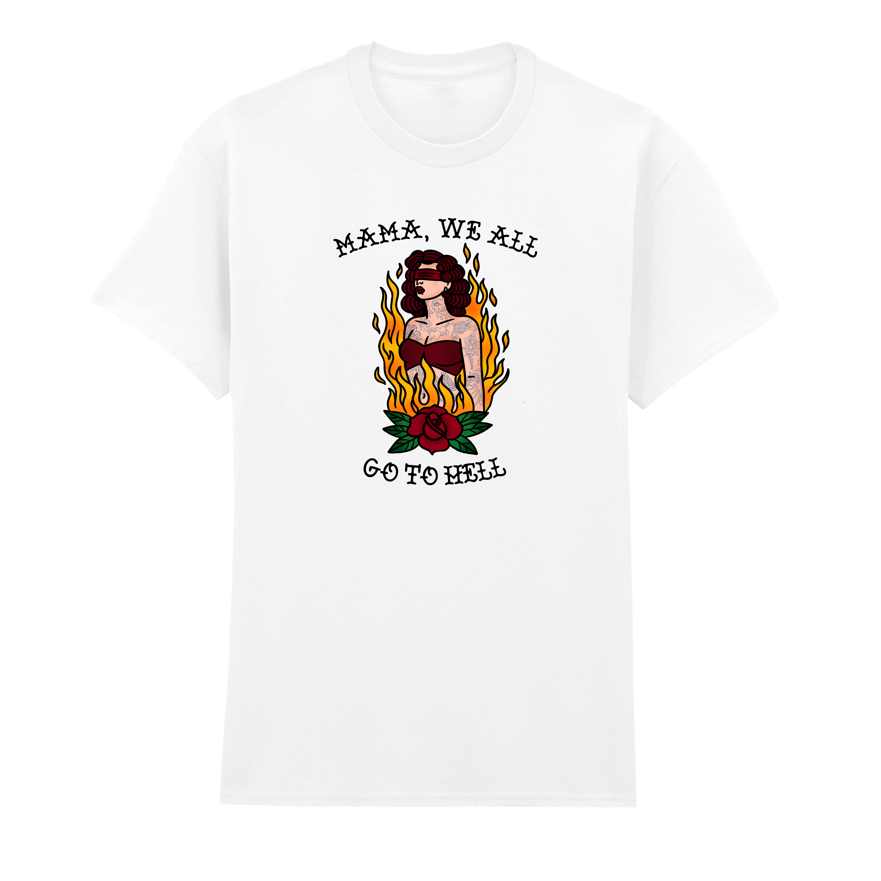 MAMA WE ALL GO TO HELL MY CHEMICAL ROMANCE T-SHIRT