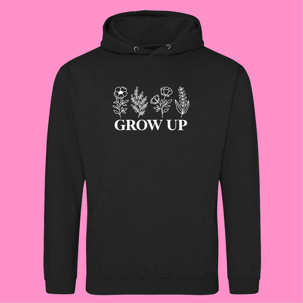 GROW UP FLOWERS HOODIE