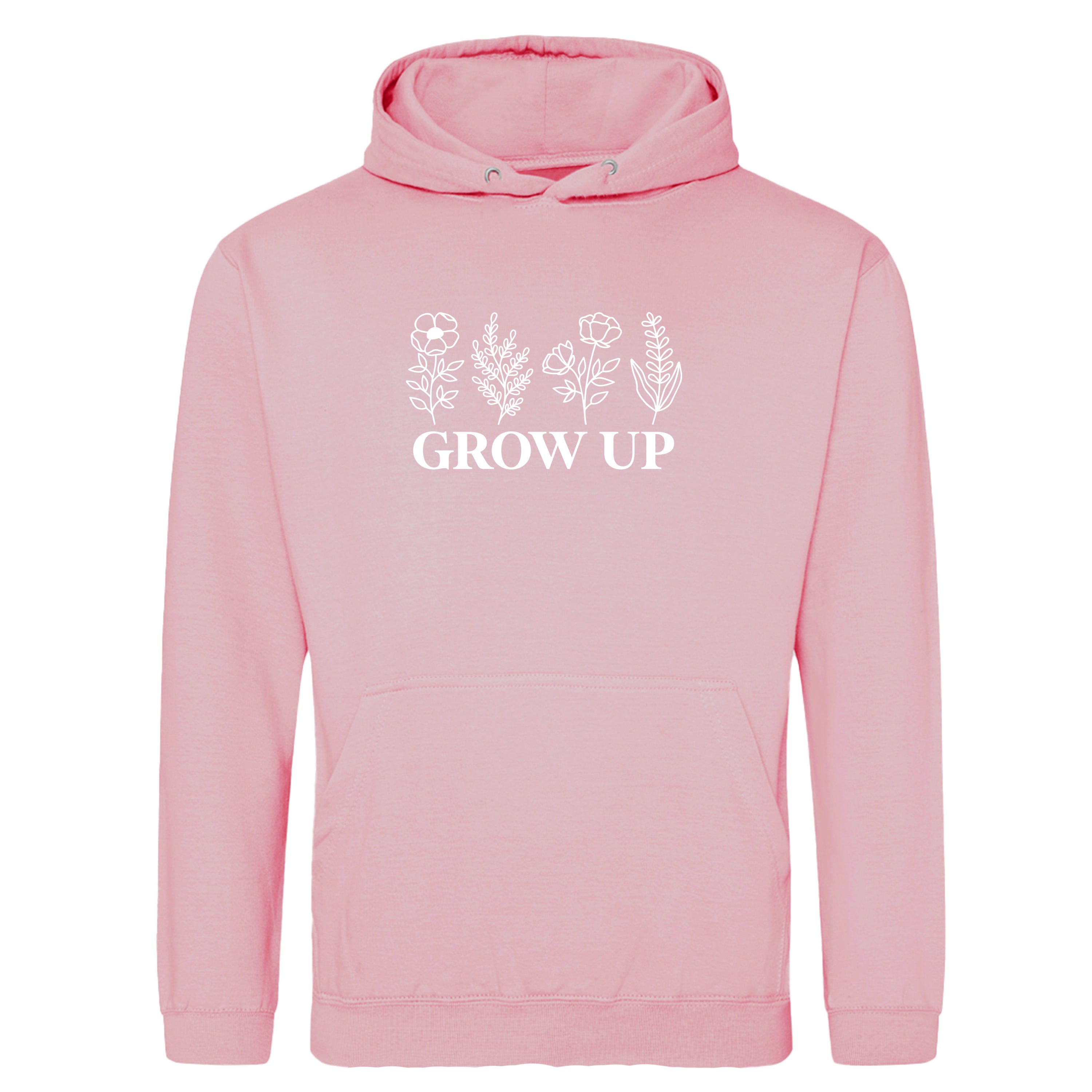 GROW UP FLOWERS HOODIE