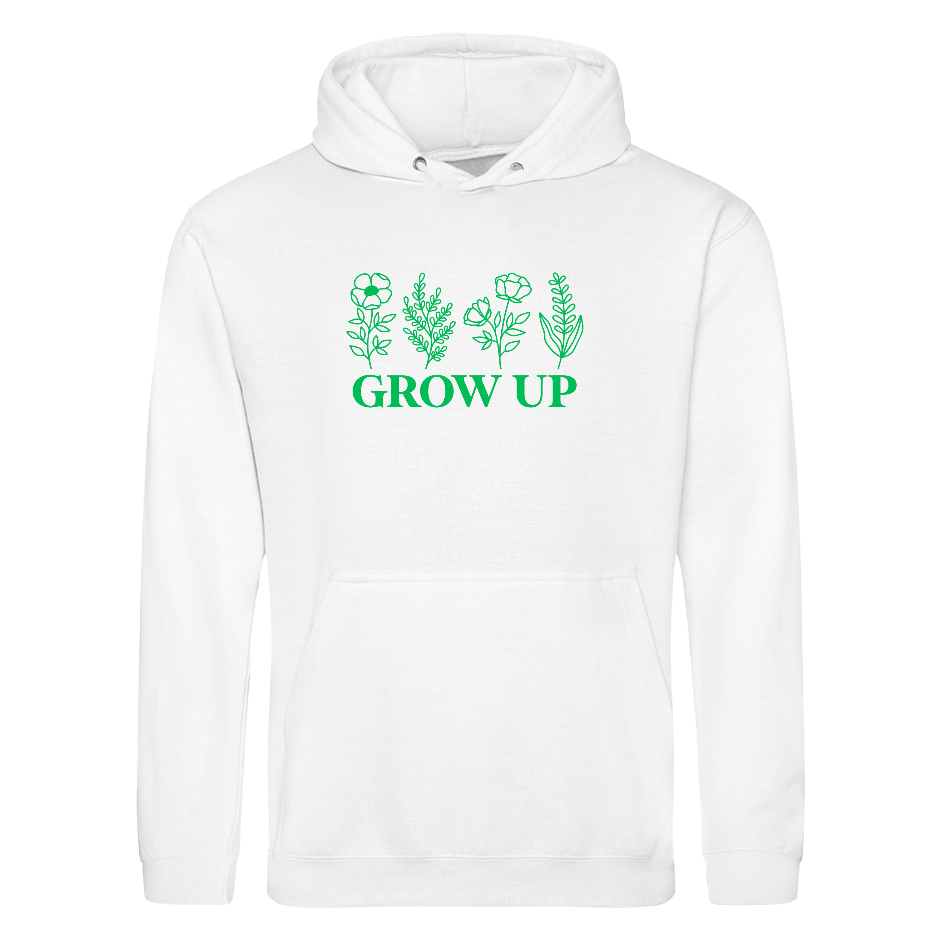 GROW UP FLOWERS HOODIE