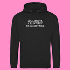 WE'LL HAVE HALLOWEEN ON CHRISTMAS BLINK 182 HOODIE