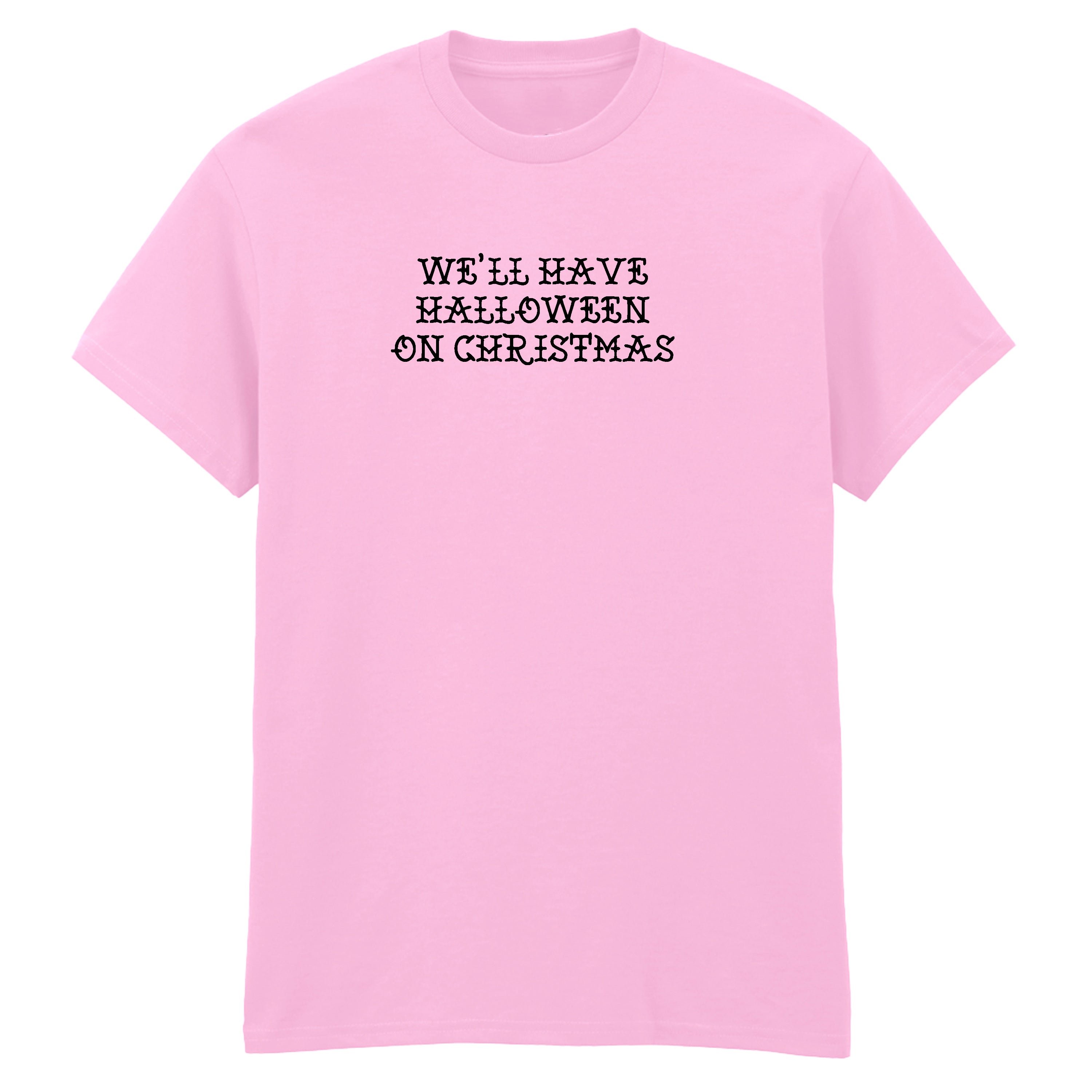 WE'LL HAVE HALLOWEEN ON CHRISTMAS BLINK-182 T-SHIRT