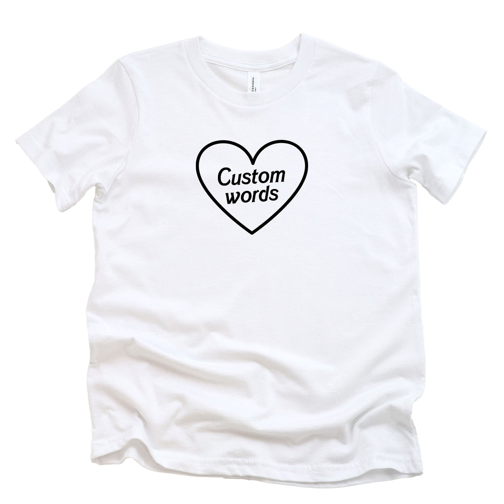 CUSTOM HEART KIDS T-SHIRT