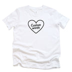 CUSTOM HEART KIDS T-SHIRT