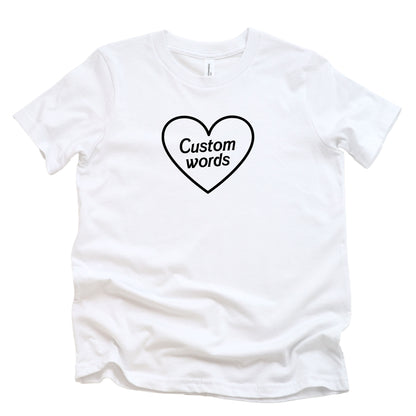 CUSTOM HEART KIDS T-SHIRT