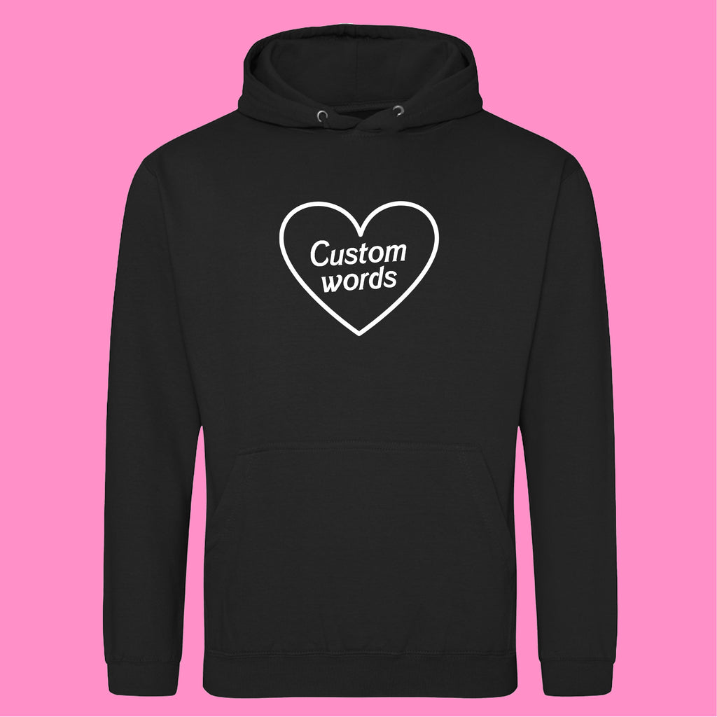 CUSTOM HEART HOODIE