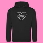 CUSTOM HEART HOODIE