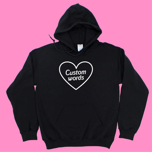 CUSTOM HEART KIDS HOODIE