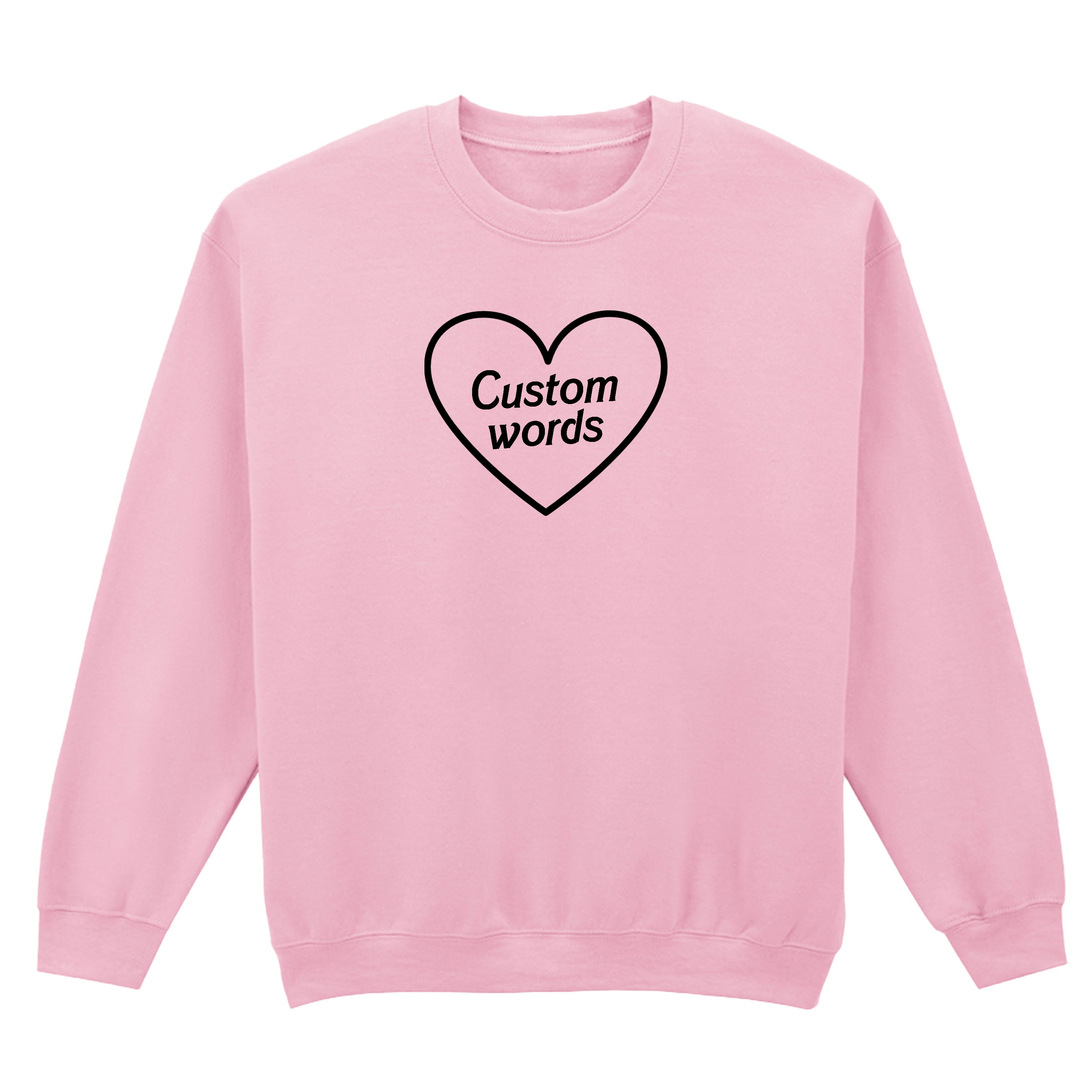 CUSTOM HEART SWEATSHIRT