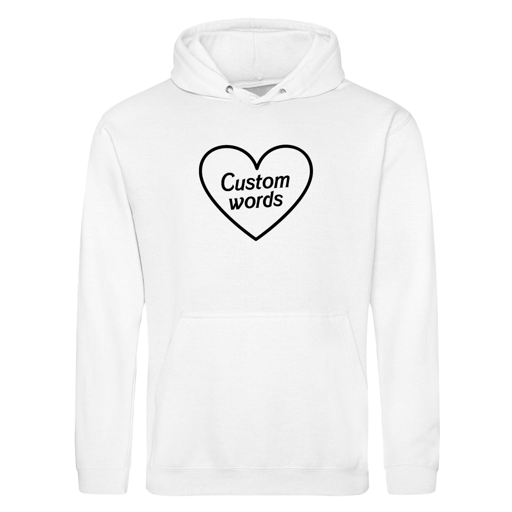 CUSTOM HEART HOODIE