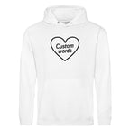 CUSTOM HEART HOODIE