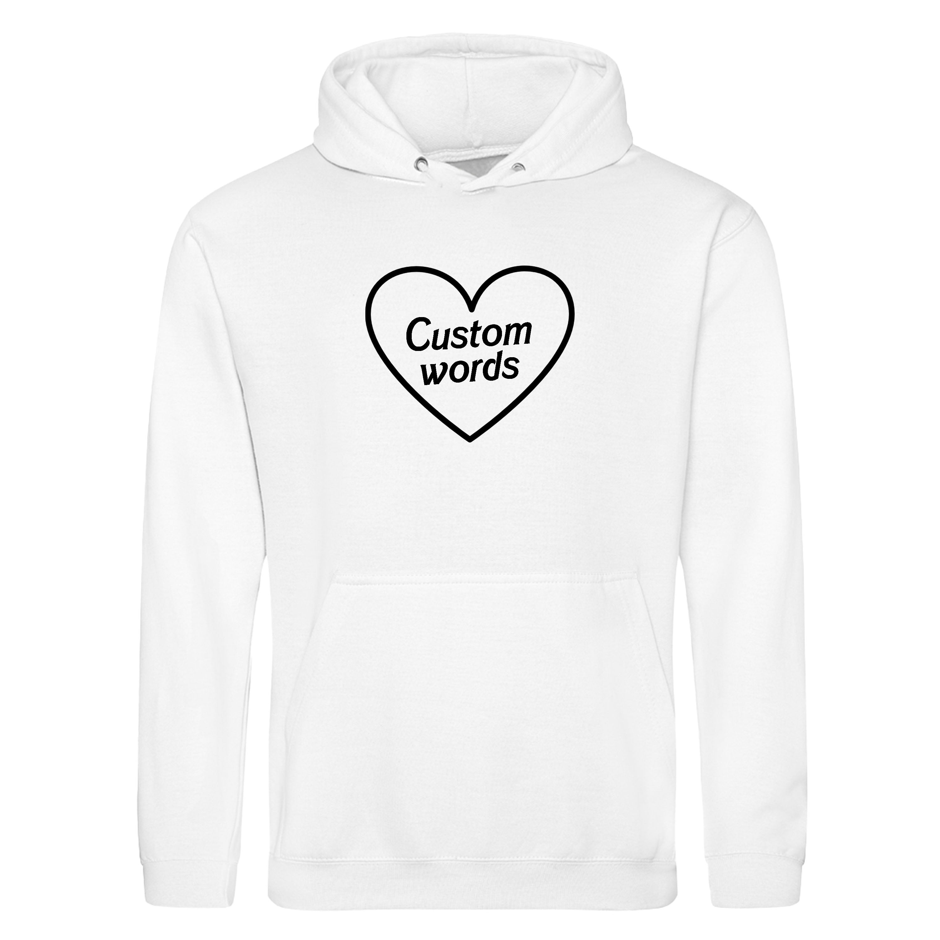 CUSTOM HEART HOODIE