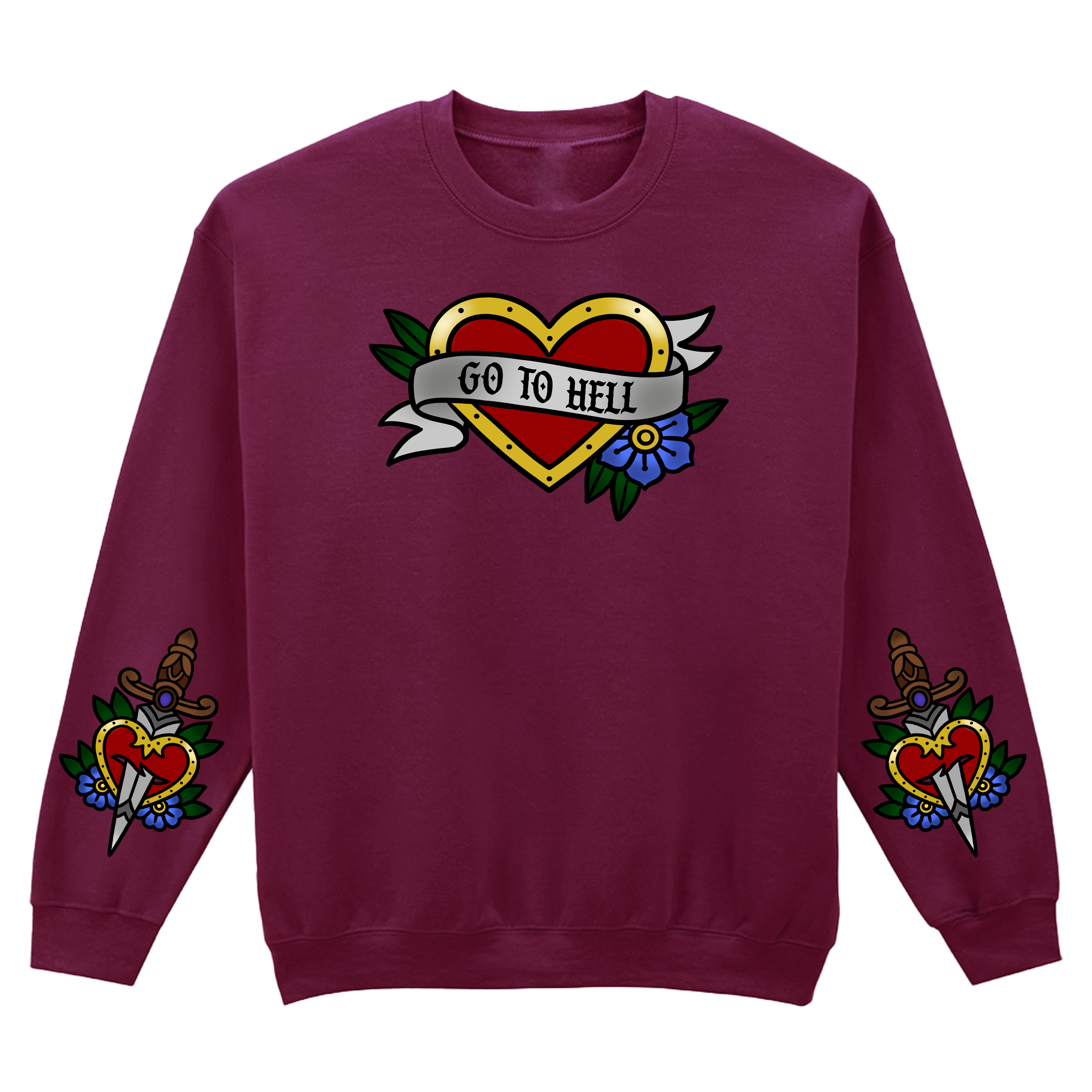 GO TO HELL SLEEVE SWEATSHIRT