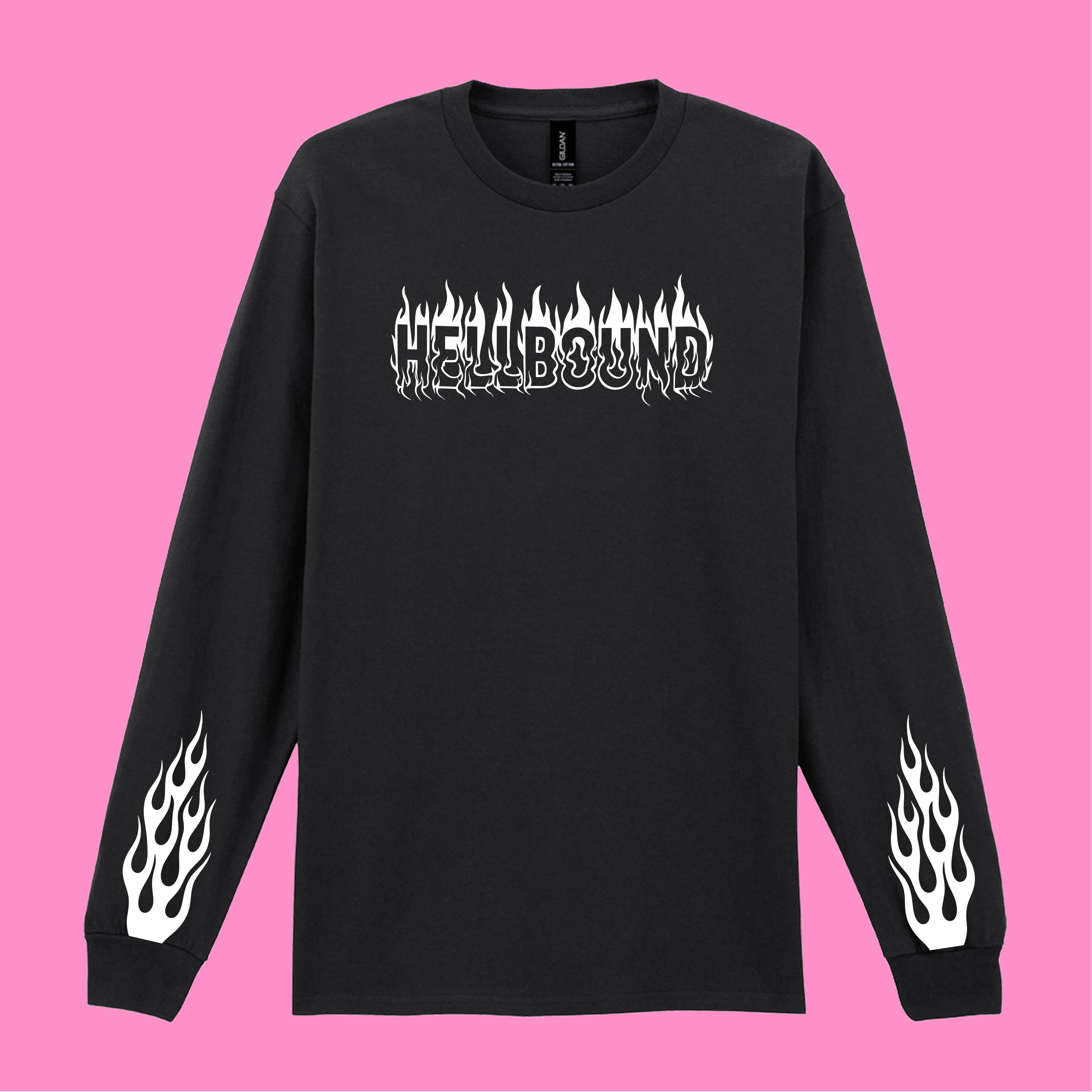 HELLBOUND FLAMES LONG SLEEVED T-SHIRT
