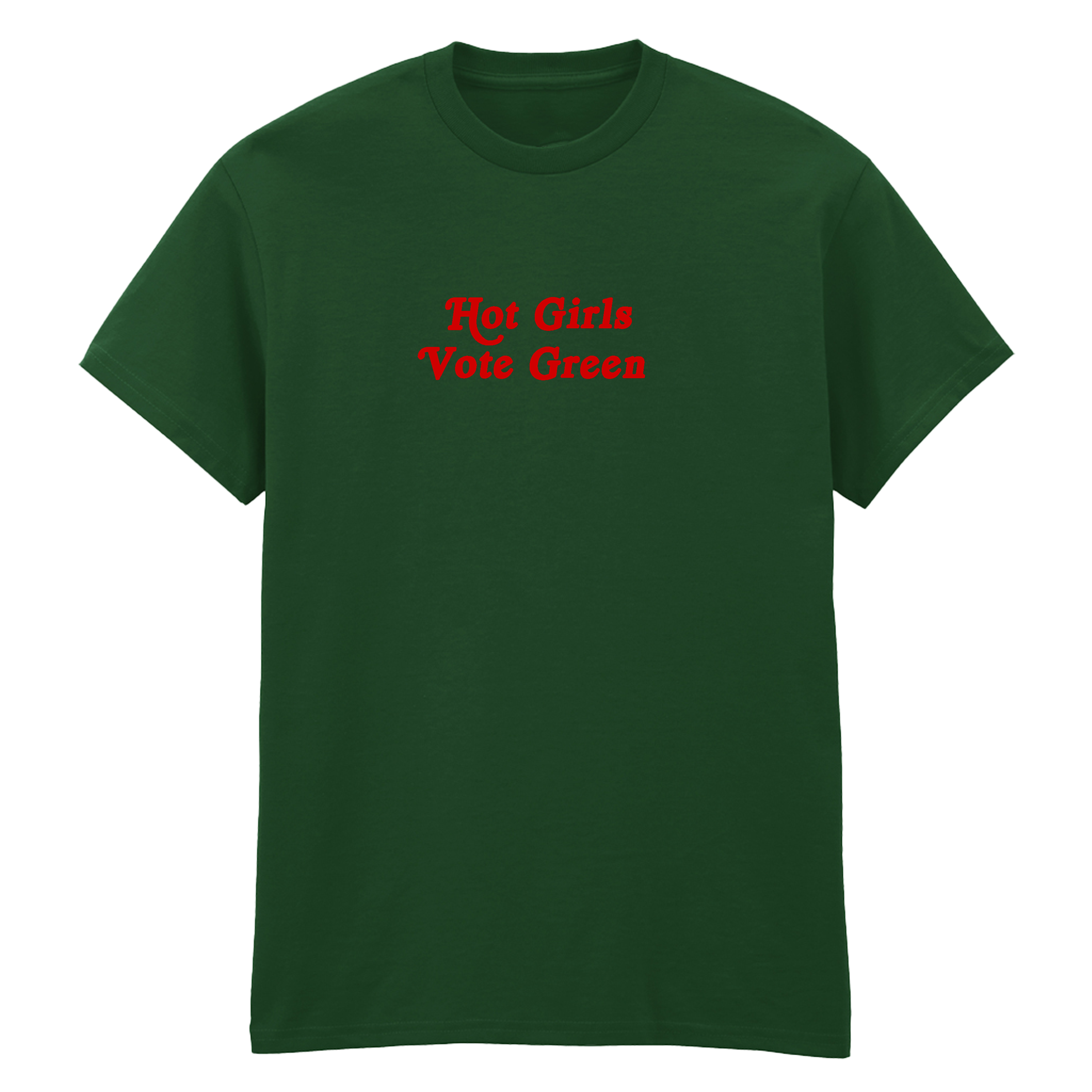 HOT GIRLS VOTE GREEN T-SHIRT