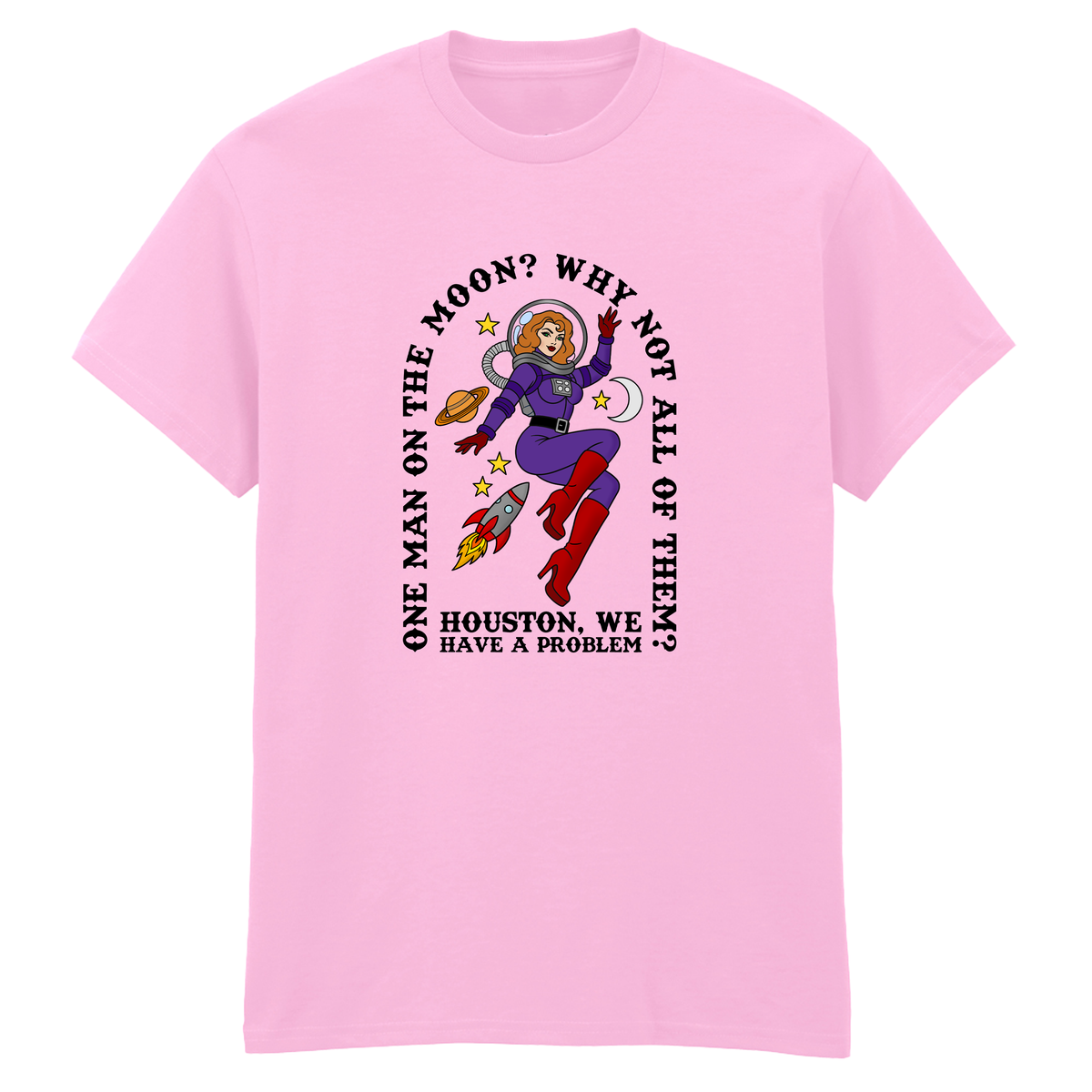 ONE MAN ON THE MOON T-SHIRT