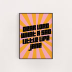 DEAR LORD WHAT A SAD LITTLE LIFE JANE PRINT