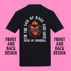 JESUS OF SUBURBIA FRONT AND BACK T-SHIRT