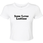JESUS LOVES LESBIANS BABY T-SHIRT