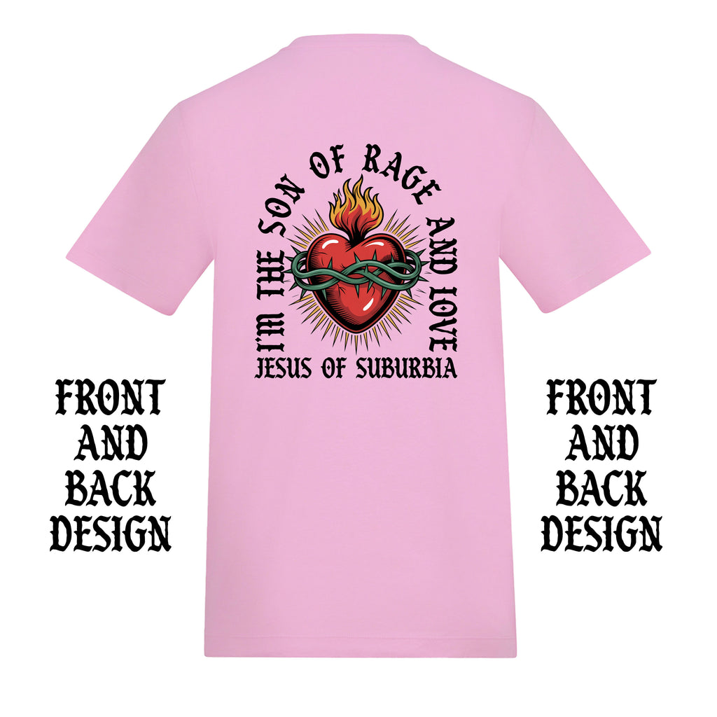 JESUS OF SUBURBIA FRONT AND BACK T-SHIRT