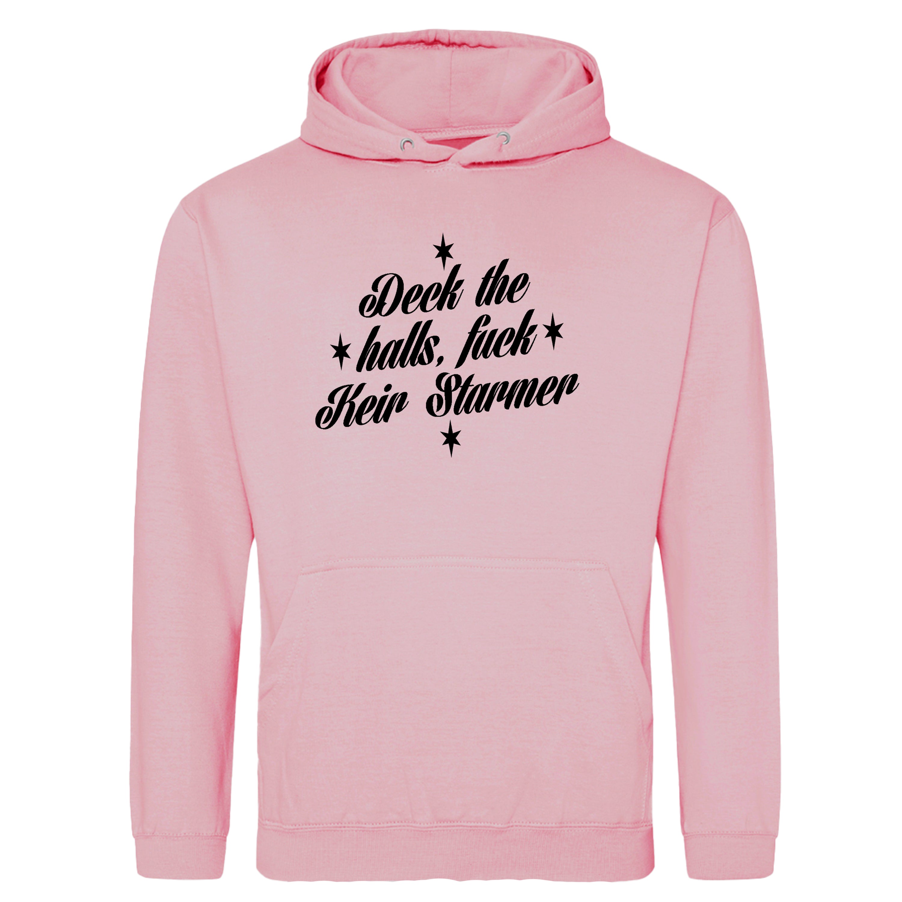 DECK THE HALLS FUCK KEIR STARMER HOODIE