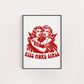 KISS MORE GIRLS PRINT