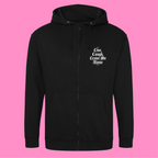LEAVE ME ALONE ZIP HOODIE