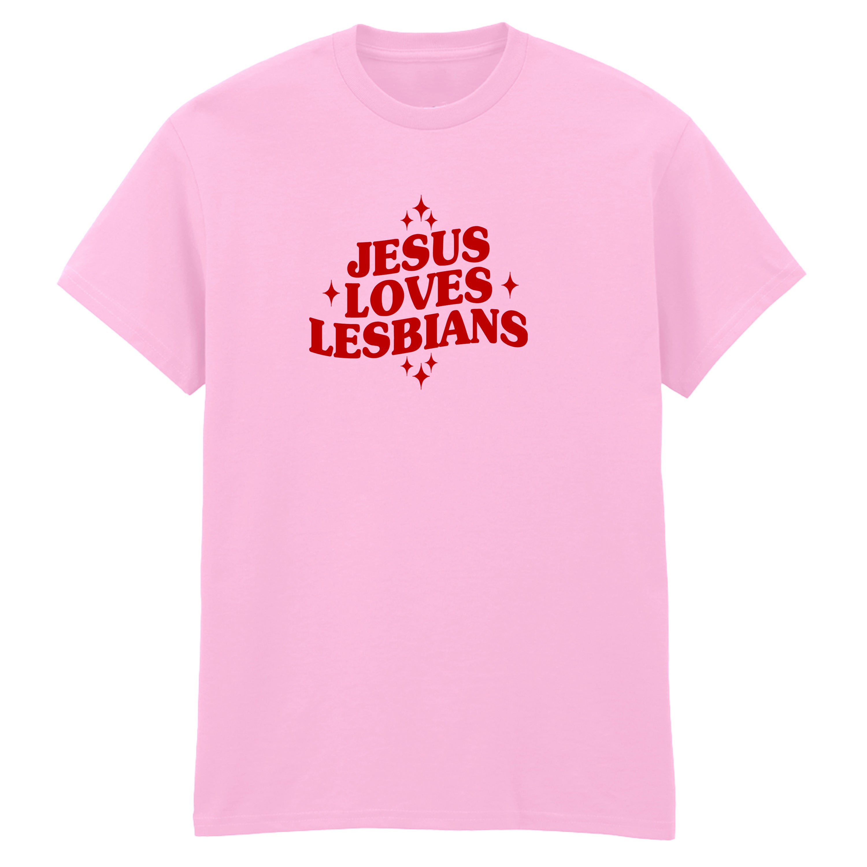JESUS LOVES LESBIANS T-SHIRT